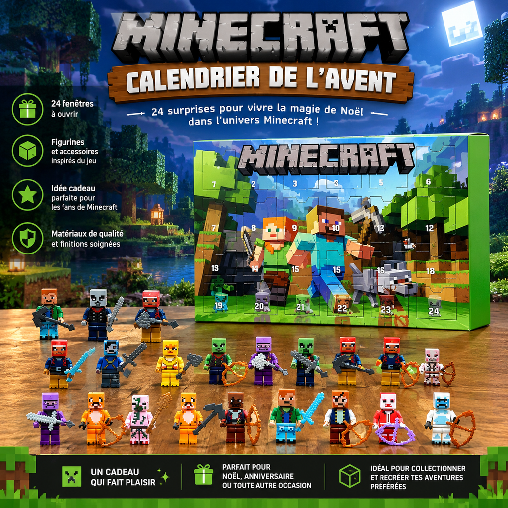 Calendrier de l’Avent Minecraft