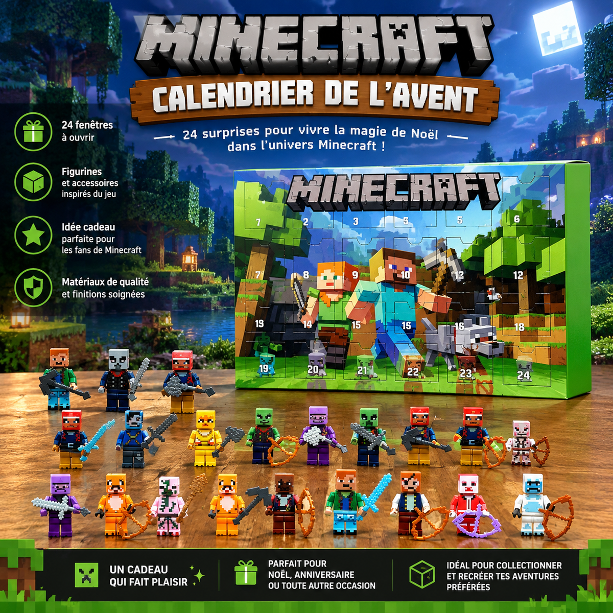 Calendrier de l’Avent Minecraft