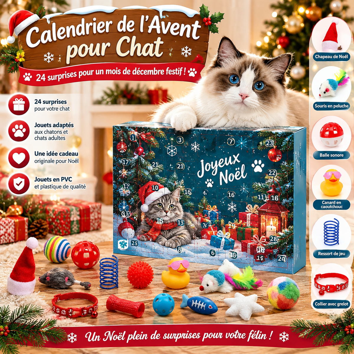 Calendrier de l’Avent Chat