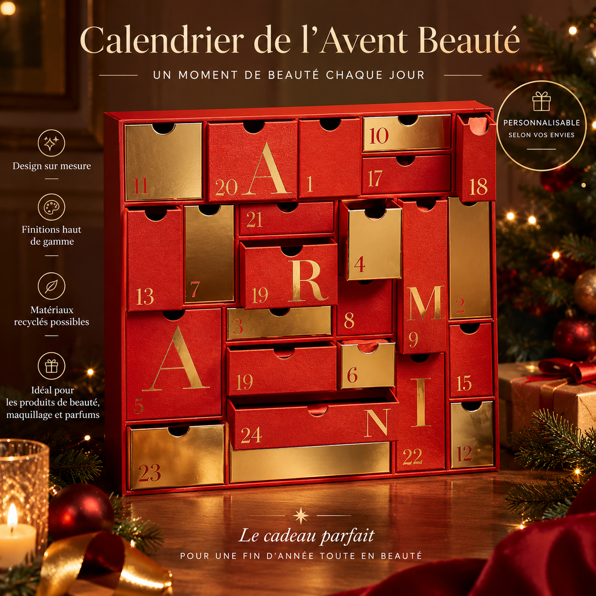 Calendrier de l’Avent Maquillage de Luxe